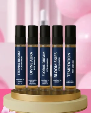 Women’s Perfume Tester Set – 5 Fragrance Samples
